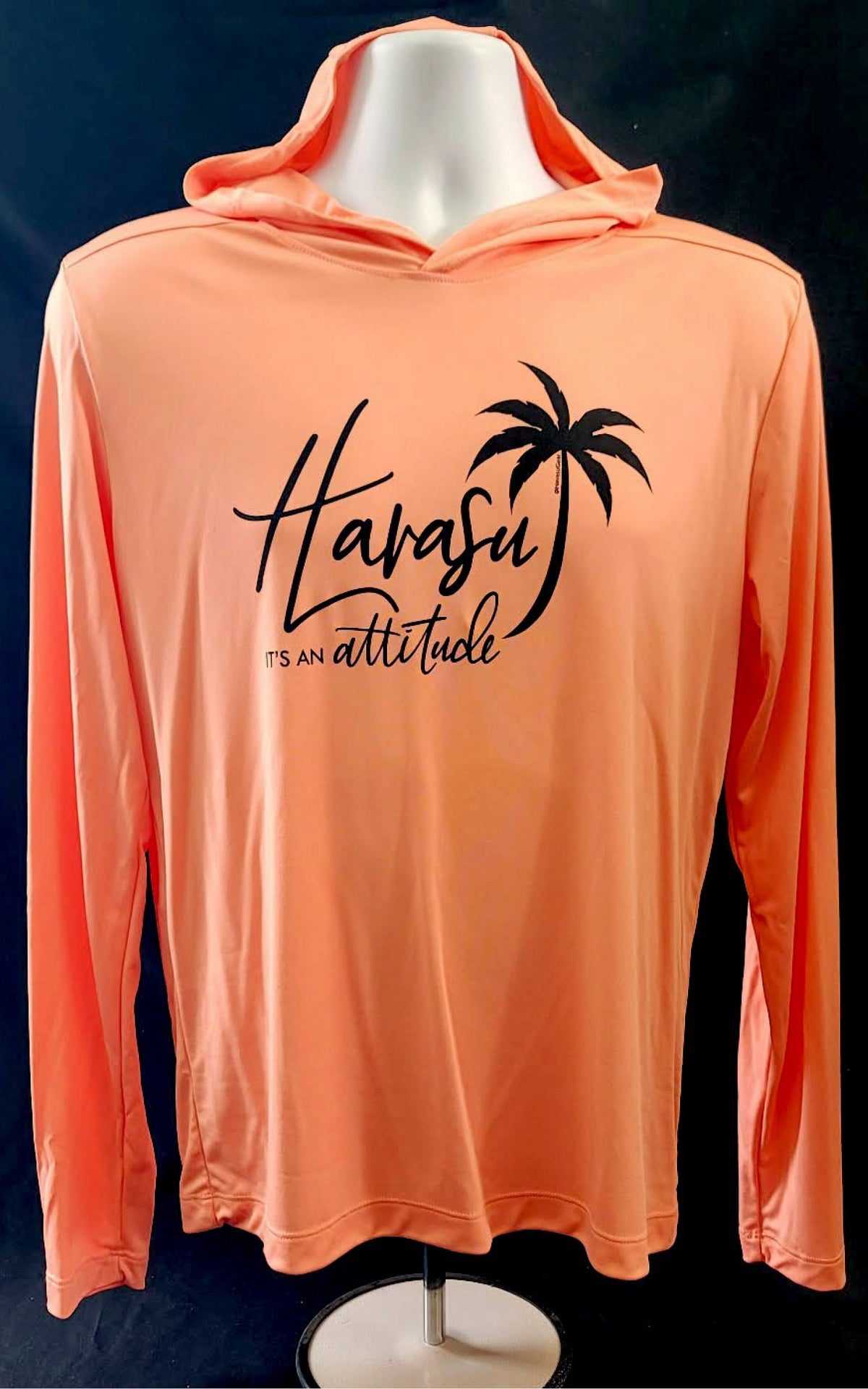 Coral Hoodie with It's An Attitude