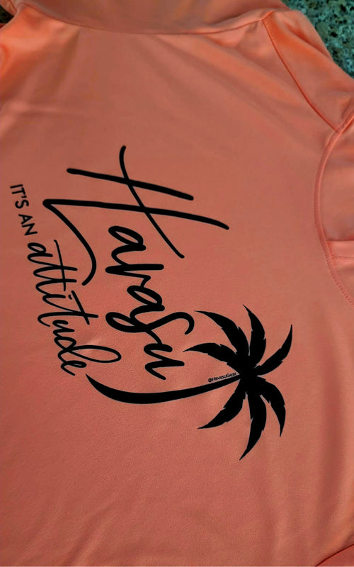 Coral Hoodie with It's An Attitude